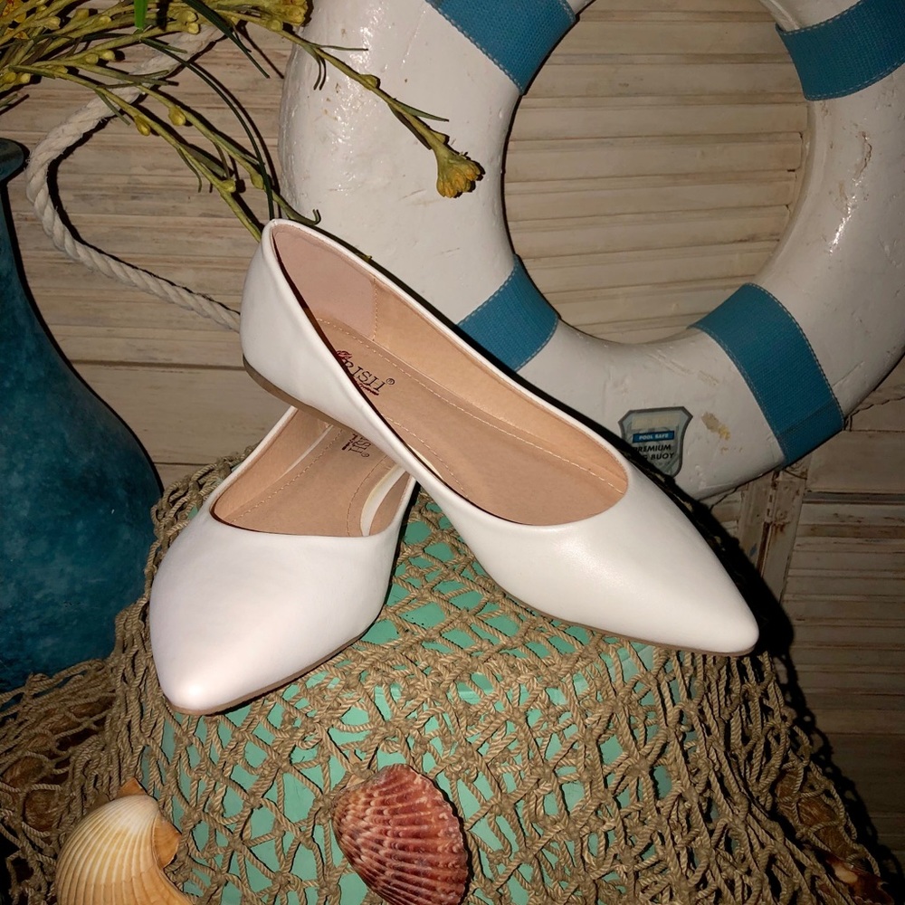 Cherish Isabella Flat - White